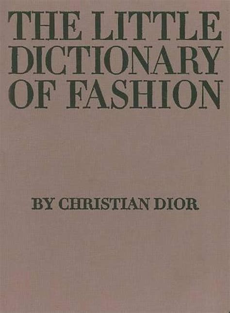 christian dior little dictionary of fashion|dior christian dictionary of fashion.